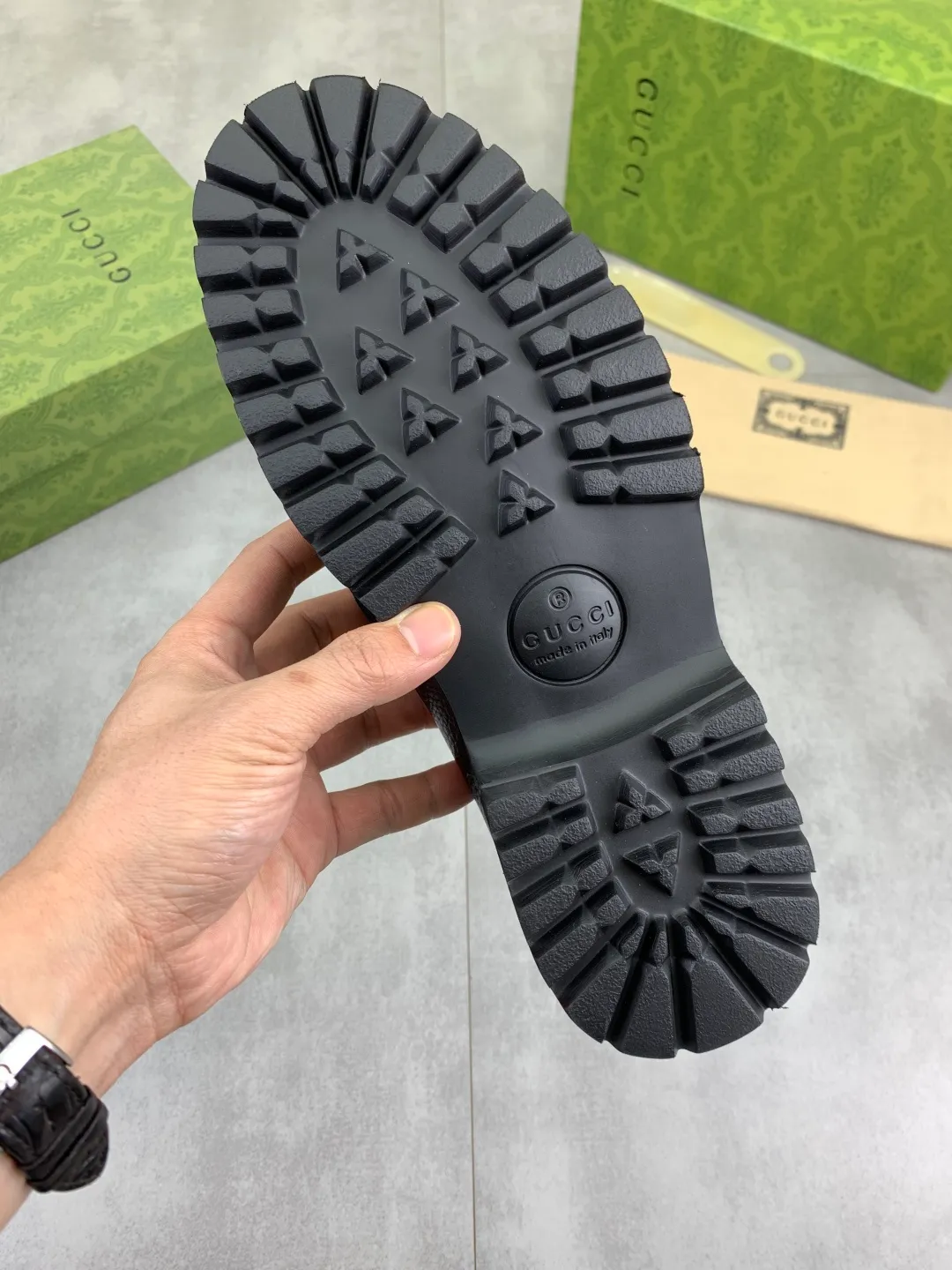 Men's shoes P580💰【New style】🆘Water dyed cowhide lining (GUCCI) Gucci business leather shoes, made of original imported Italian 🇮🇹 open-edge beaded calfskin, fully water-dyed cowhide lining, carefully handmade by professional shoemakers, the original version is specially designed for wear-resistant and lightweight foam outsole. Standard code: 38-45 5️⃣color🉑️select